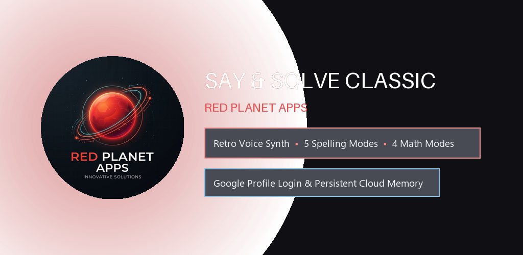 Say & Solve Classic Feature Graphic