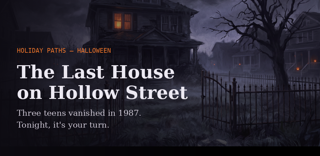 Holiday Paths: The Last House on Hollow Street - Interactive Halloween 1987 Mystery